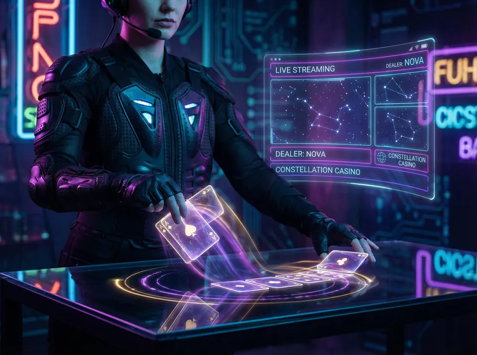 盛世棋牌2全息荷官发牌实景 - 91棋牌