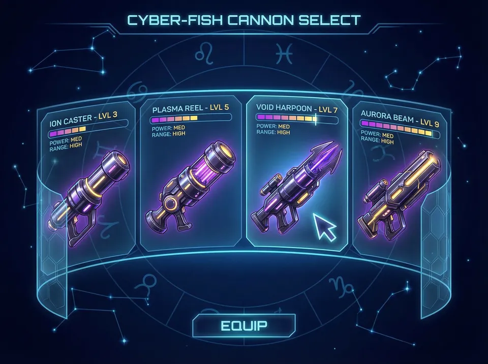 王者棋牌激光炮台选择界面 - 91棋牌